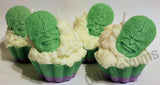 The Hulk Cupcake Candle