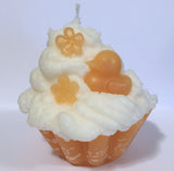 Peach Scented Cupcake Candle