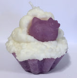 Lilac Cupcake Candle