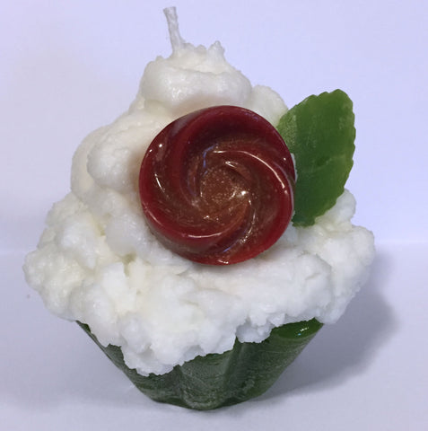 Christmas Tree Scented Cupcake Candle