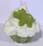 Cilantro Lime Scented Cupcake Candle