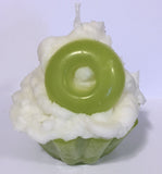 Cilantro Lime Scented Cupcake Candle