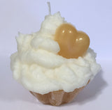 Almond Scented Cupcake Candle