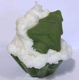 Christmas Tree Scented Cupcake Candle