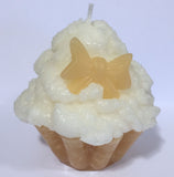 Almond Scented Cupcake Candle