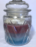 Layered Scented Cool Tones Jar Candle