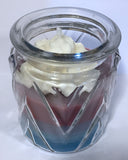 Layered Scented Cool Tones Jar Candle