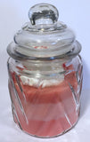 Layered Scented Peppermint Jar Candle