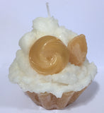 Almond Scented Cupcake Candle