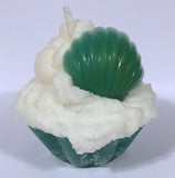 Ocean Mint Cupcake Candle