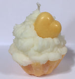 Peach Scented Cupcake Candle