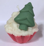 Christmas Tree Cupcake Candle