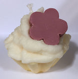 Flower Power (Lemon Scented) Cupcake Candle